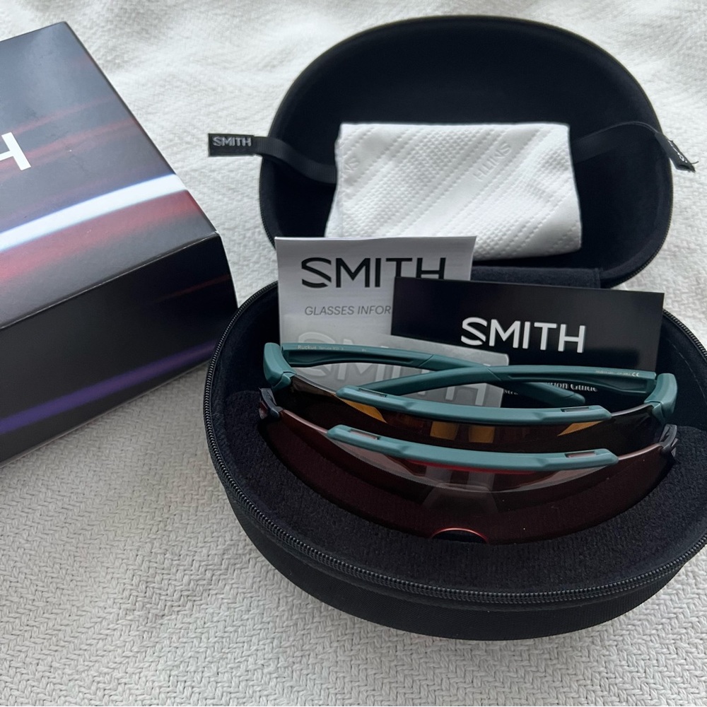 COPY - Smith Ruckus ChromaPop Performance Pivlock Sunglasses with extra lens in…